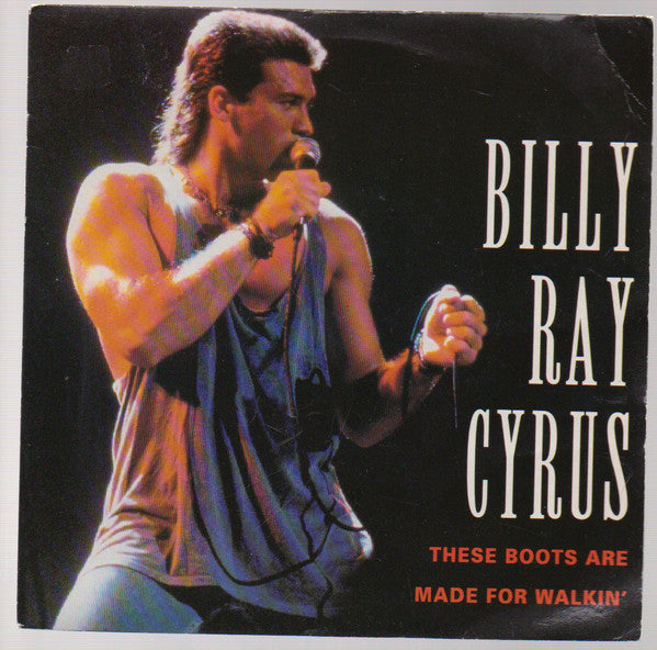 Billy Ray Cyrus - se Boots Are Made For Walking' - Used Vinyl Record