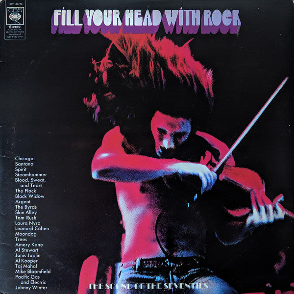 Various - Fill Your Head With Rock - Used Vinyl Record