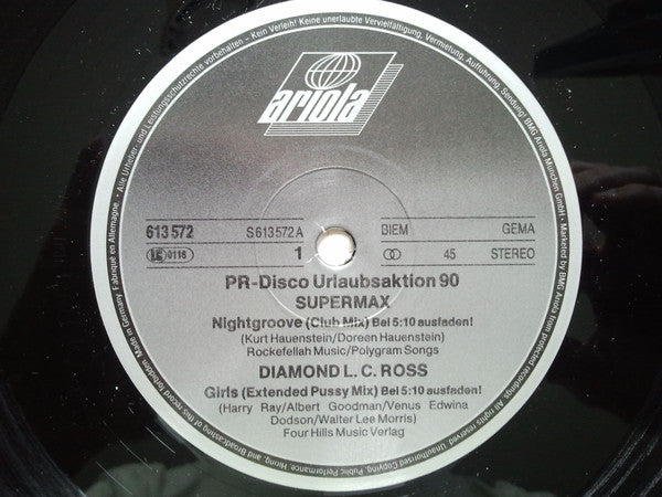 Various - PR-Disco Urlaubsaktion 90 - Used Vinyl Record 12"
