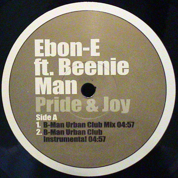 Ebon-E - Pride & Joy - Used Vinyl Record 12"