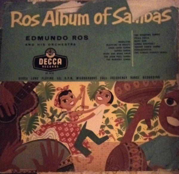 Edmundo Ros & His Or - Ros Album Of Sambas - Used Vinyl Record