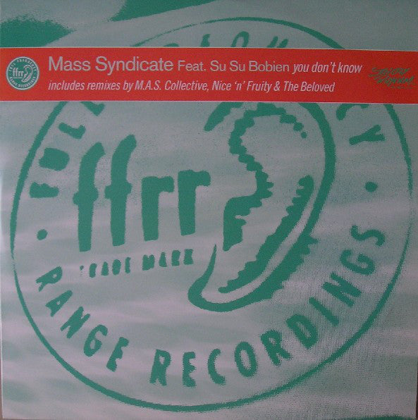 Mass Syndicate - You Don't Know - Used Vinyl 12"