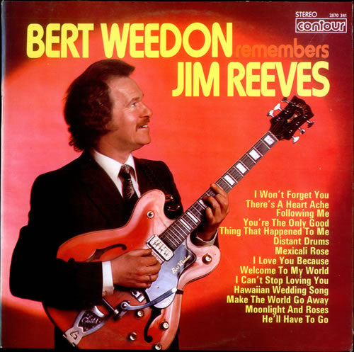 Bert Weedon - Remembers Jim Reeves - Used Vinyl Record