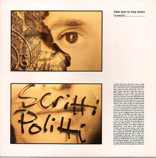 Scritti Politti - First Boy In This Town (Lovesick) - Used Vinyl Reco