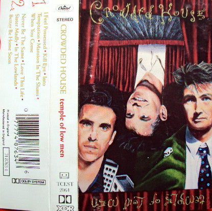 Crowded House - Temple Of Low Men - Used Cassette