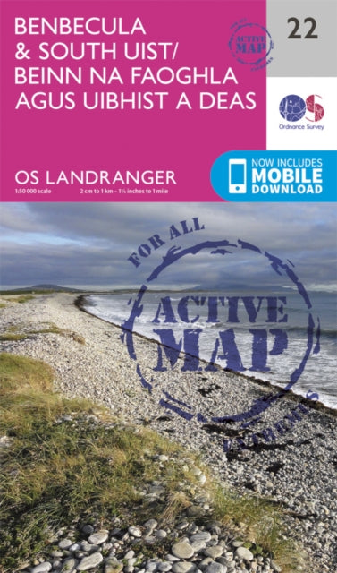 Ordnance Survey - Benbecula & South Uist : 022 - New Sheet map