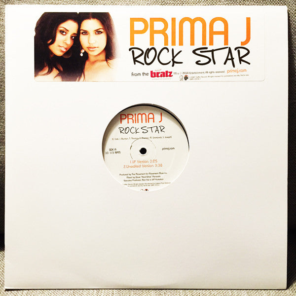 Prima J - Rock Star - Used Vinyl Record 12"