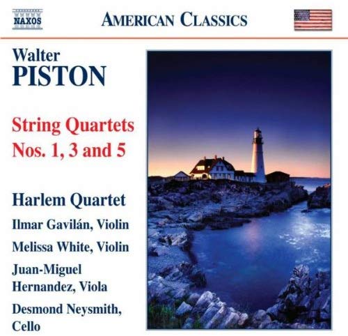 Walter Piston - String Quartets Nos. 1, 3 And 5 - New CD