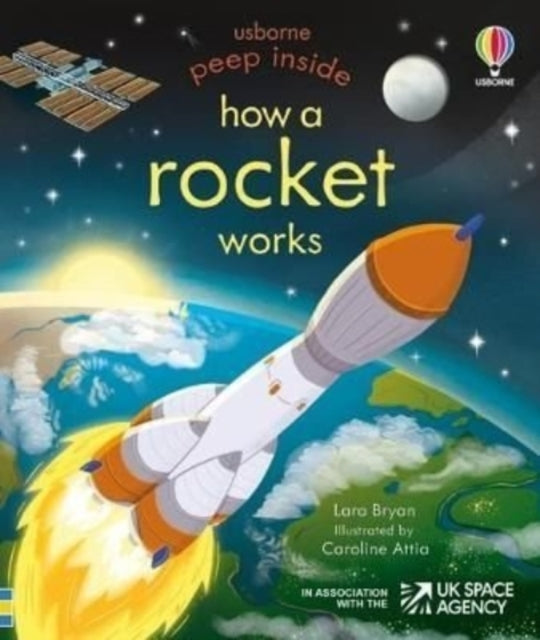 Lara Bryan - Peep Inside How a Rocket Works - Board book