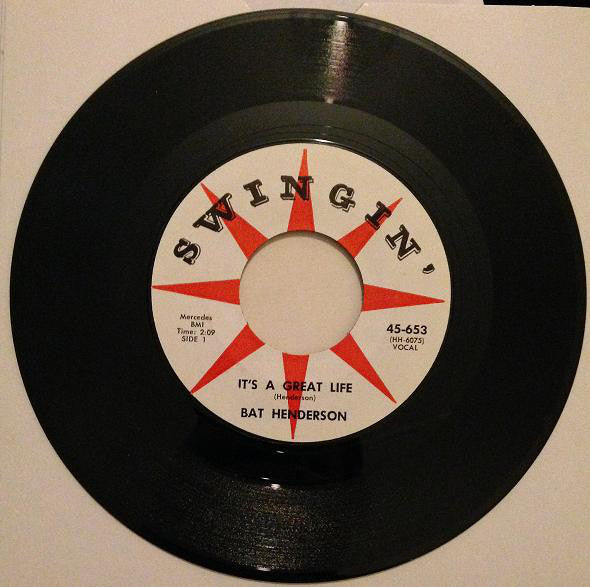 Bat Henderson - It's A Great Life - Used Vinyl Record 7"
