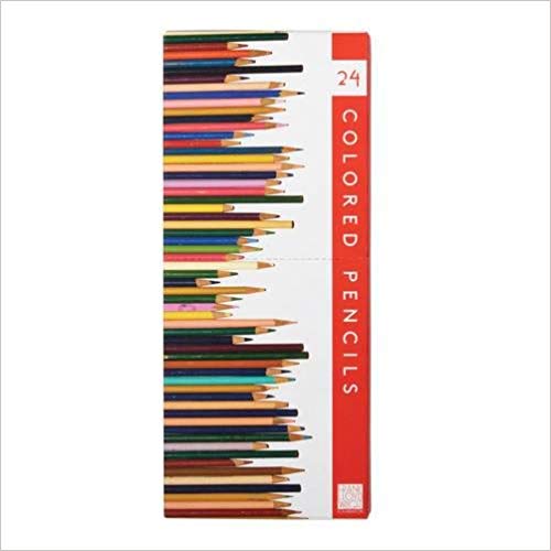 Frank Lloyd Wright Colored Pencils with Sharpener - New General mercha