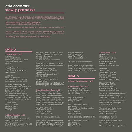 Eric Chenaux - Slowly Paradise - CD
