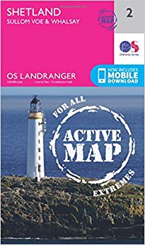 Ordnance Survey - Shetland - Sullom Voe & Whalsay : 002 - New Sheet ma