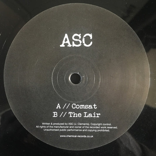 ASC - Comsat / The Lair - New Vinyl Record 12"