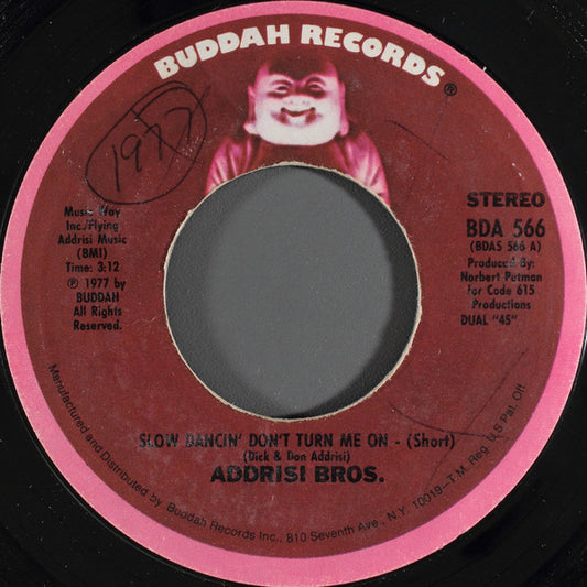 Addrisi Brothers - Slow Dancin' Don't Turn Me On - Used Vinyl Record