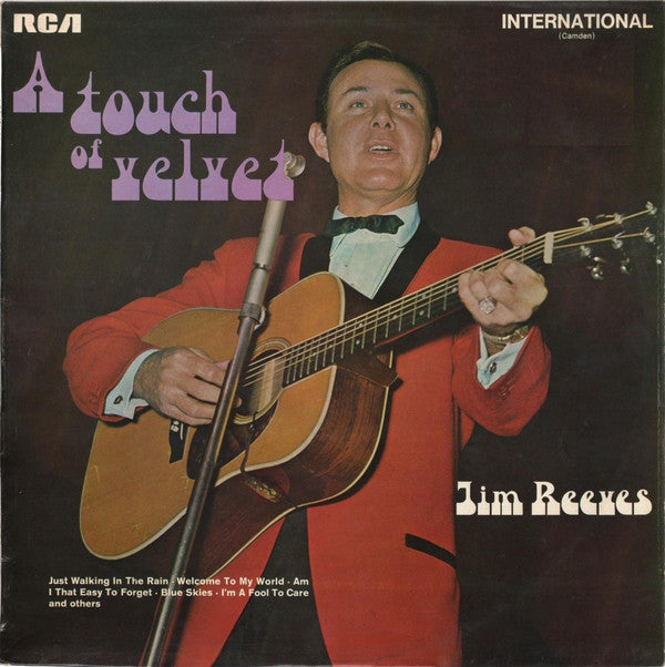 Jim Reeves - A Touch Of Velvet - Used Vinyl Record
