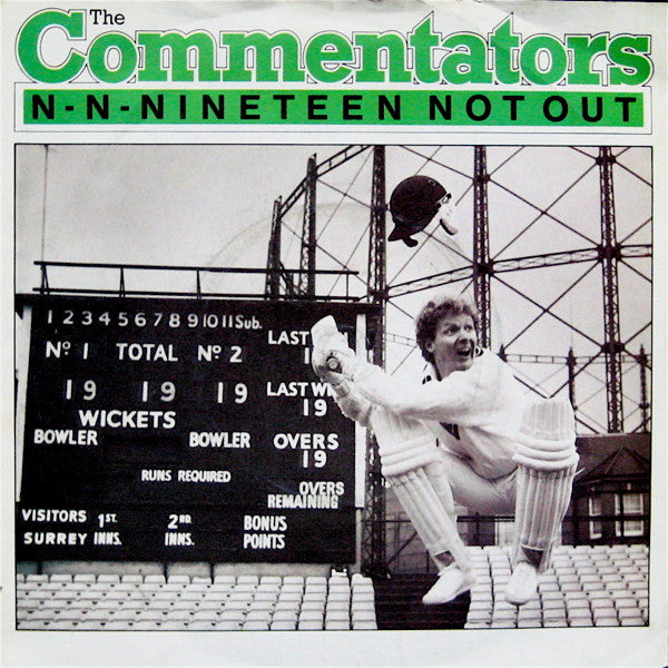 Commentators - N-N-Nineteen Not Out - Used Vinyl Record 7"