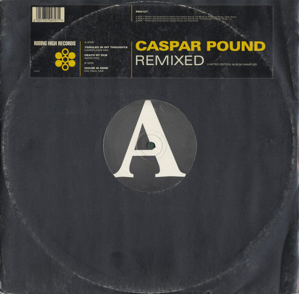 Caspar Pound - Remixed - Used Vinyl Record 12"