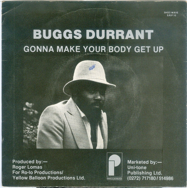 Buggs Durrant - Gonna Make Your Body Get Up - Used Vinyl Record 7"