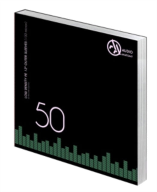 AUDIO ANATOMY - 50 X 12Inch PE Outer Sleeves (130 Micron) - Vinyl Reco