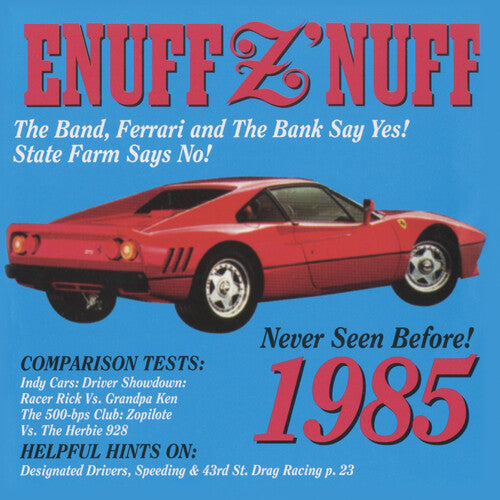 ENUFF Z'NUFF - 1985 (BLUE & RED STARBURST) - Vinyl Record