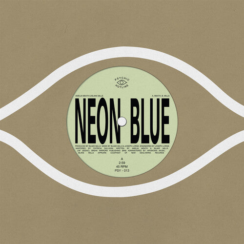 MEATH - NEON BLUE - Vinyl Record 7" Single