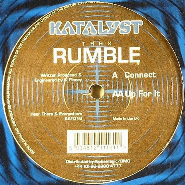 Rumble - Connect / Up For It - Used Vinyl Record 12"