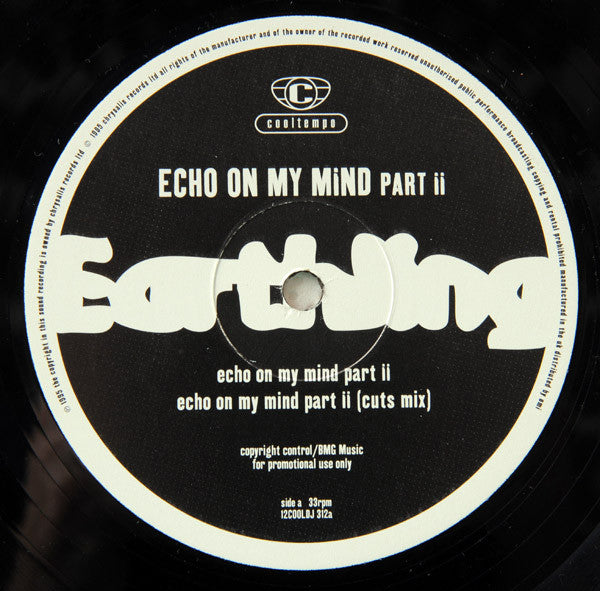 Earthling - Echo On My Mind Part II - Used Vinyl Record 12"