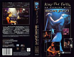 Bon Jovi - Keep The Faith - An Evening With - Used VHS