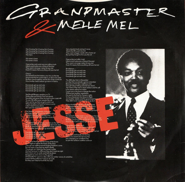 Grandmaster Flash & - Jesse - Used Vinyl Record 12"