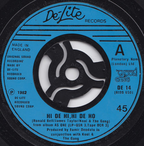 Kool & The Gang - Hi De Hi, Hi De Ho - Used Vinyl Record 7"