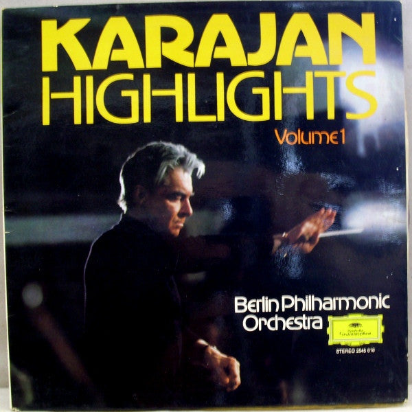 Berliner Philharmoni - Karajan Highlights Volume 1 - Used Vinyl Reco