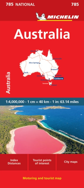 Michelin - Australia -  National Map 785 : Map - New Sheet map