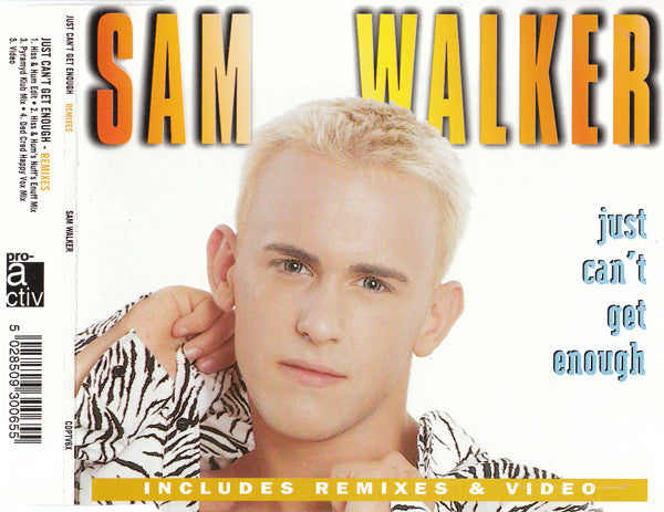 Sam Walker - Just Can't Get Enough - Used CD