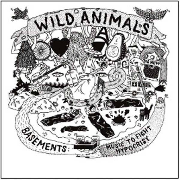 WILD ANIMALS - BASEMENTS : MUSIC TO FIGHT HYPOCRISY - CD