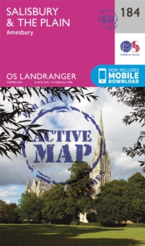 Ordnance Survey - Salisbury & the Plain, Amesbury : 184 - New Sheet ma
