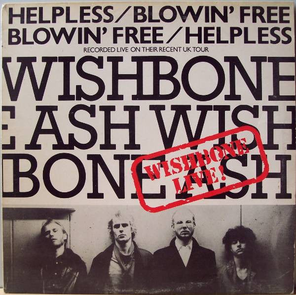 Wishbone Ash - Helpless / Blowin' Free - Used Vinyl Record 12"