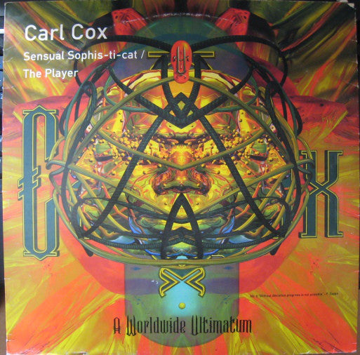 Carl Cox - Sensual Sophis-ti-cat / The Player - Used Vinyl Record 12"