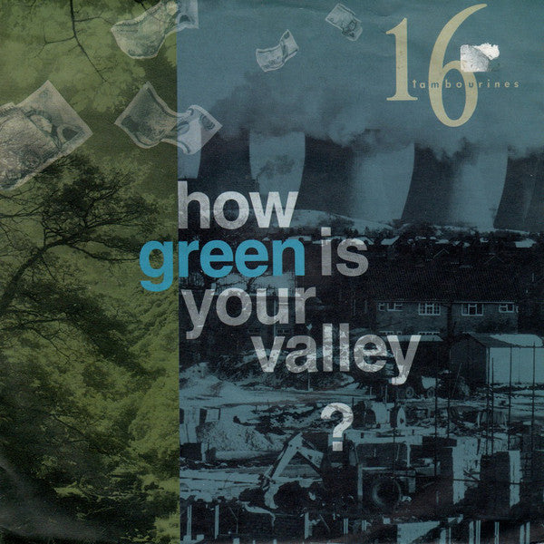 16 Tambourines - How Green Is Your Valley? - Used Vinyl Record 7"