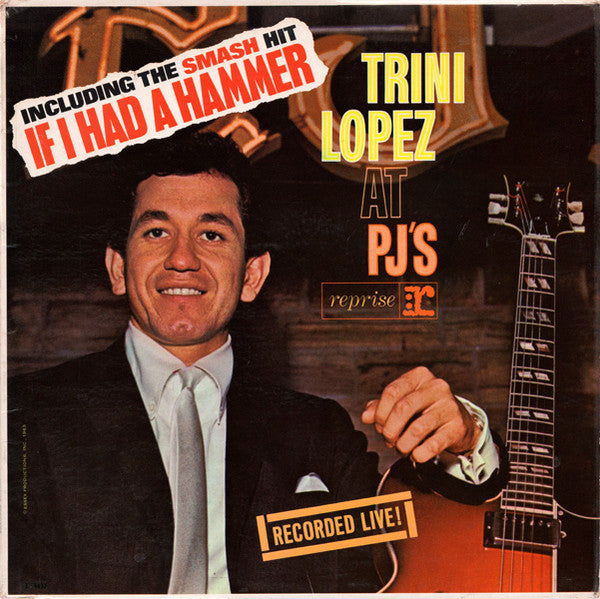 Trini Lopez - At PJ's - Used Vinyl Record