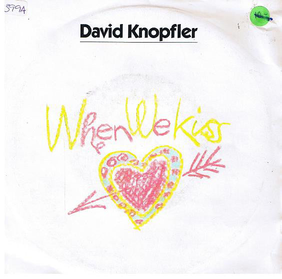 David Knopfler - When We Kiss - Used Vinyl Record 7"