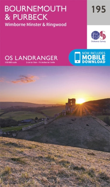 Ordnance Survey - Bournemouth & Purbeck, Wimborne Minster & Ringwood :
