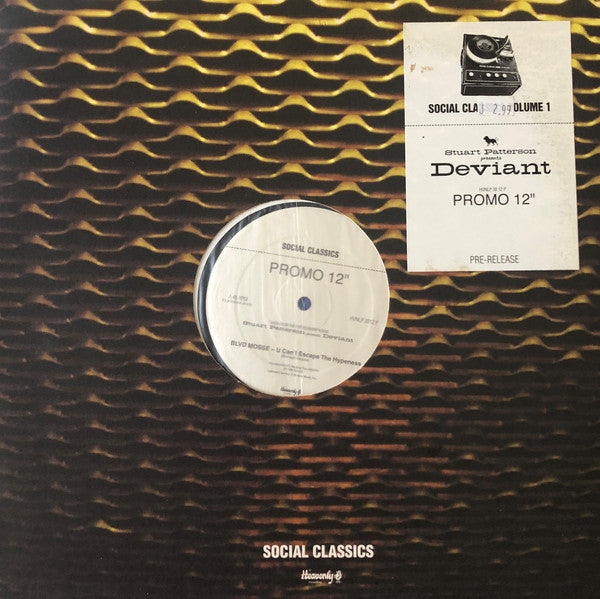 Various - Social Classics Volume 1 - Used Vinyl Record 12"