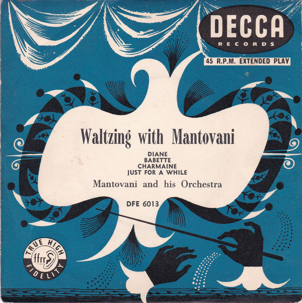 Mantovani And His Or - Waltzing With Mantovani - Used Vinyl Record 7"