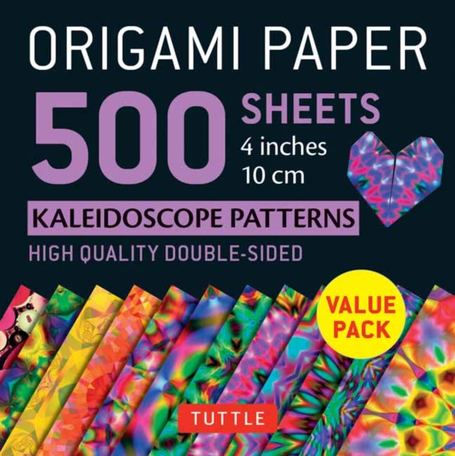 Origami Paper 500 sheets Kaleidoscope Patterns 4 (10 cm) - Loose-leaf