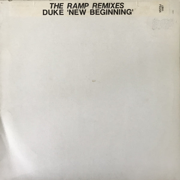 Duke - New Beginning The Ramp Remixes - Used Vinyl Record 12