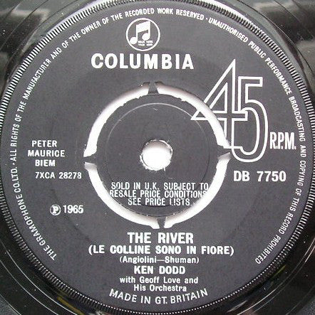 Ken Dodd - River (Le Colline Sono In Fiore) / Someone Like You - Used