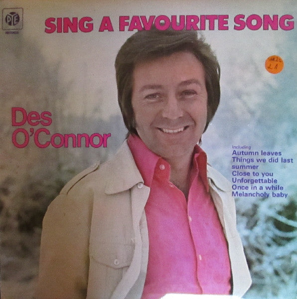 Des O'Connor - Sing A Favourite Song - Used Vinyl Record
