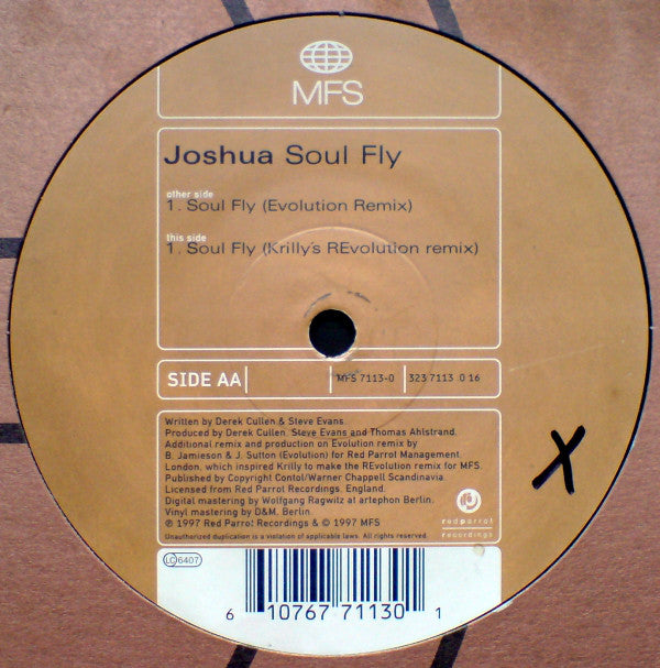 Joshua - Soul Fly - Used Vinyl Record 12"