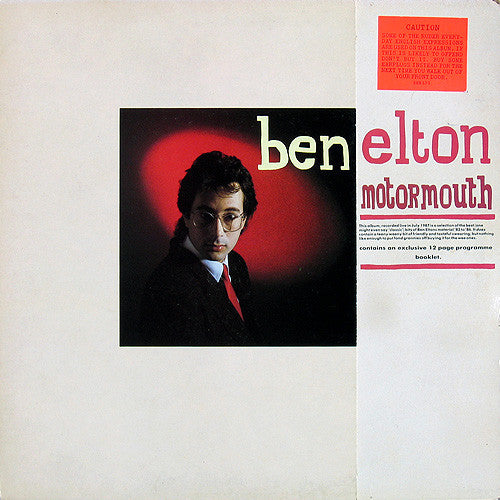 Ben Elton - Motormouth - Used Vinyl Record